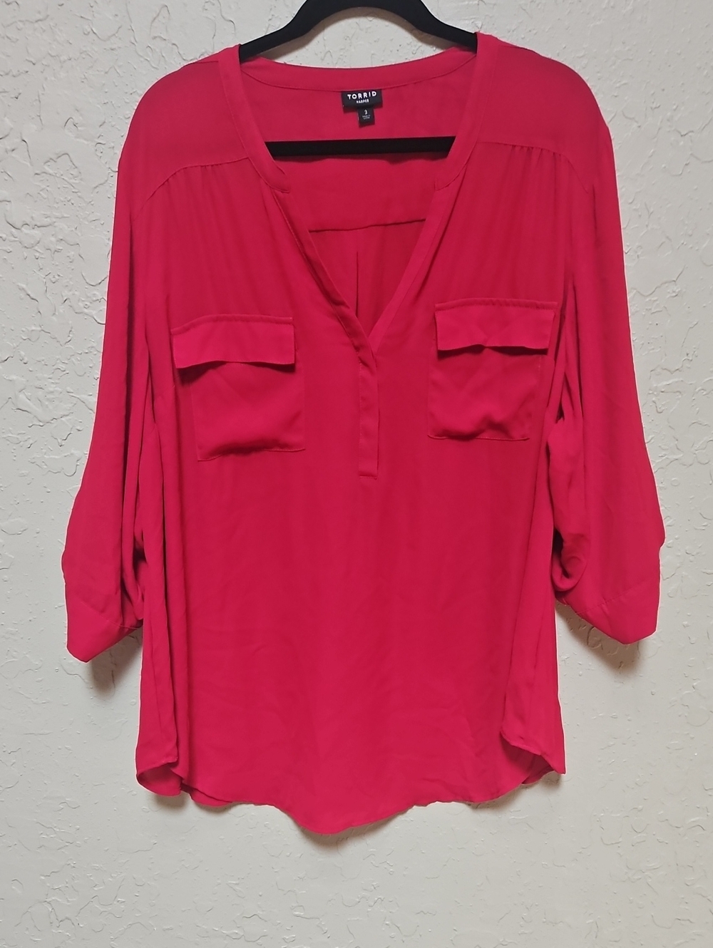 Harper 3/4 Sleeve Pullover Blouse